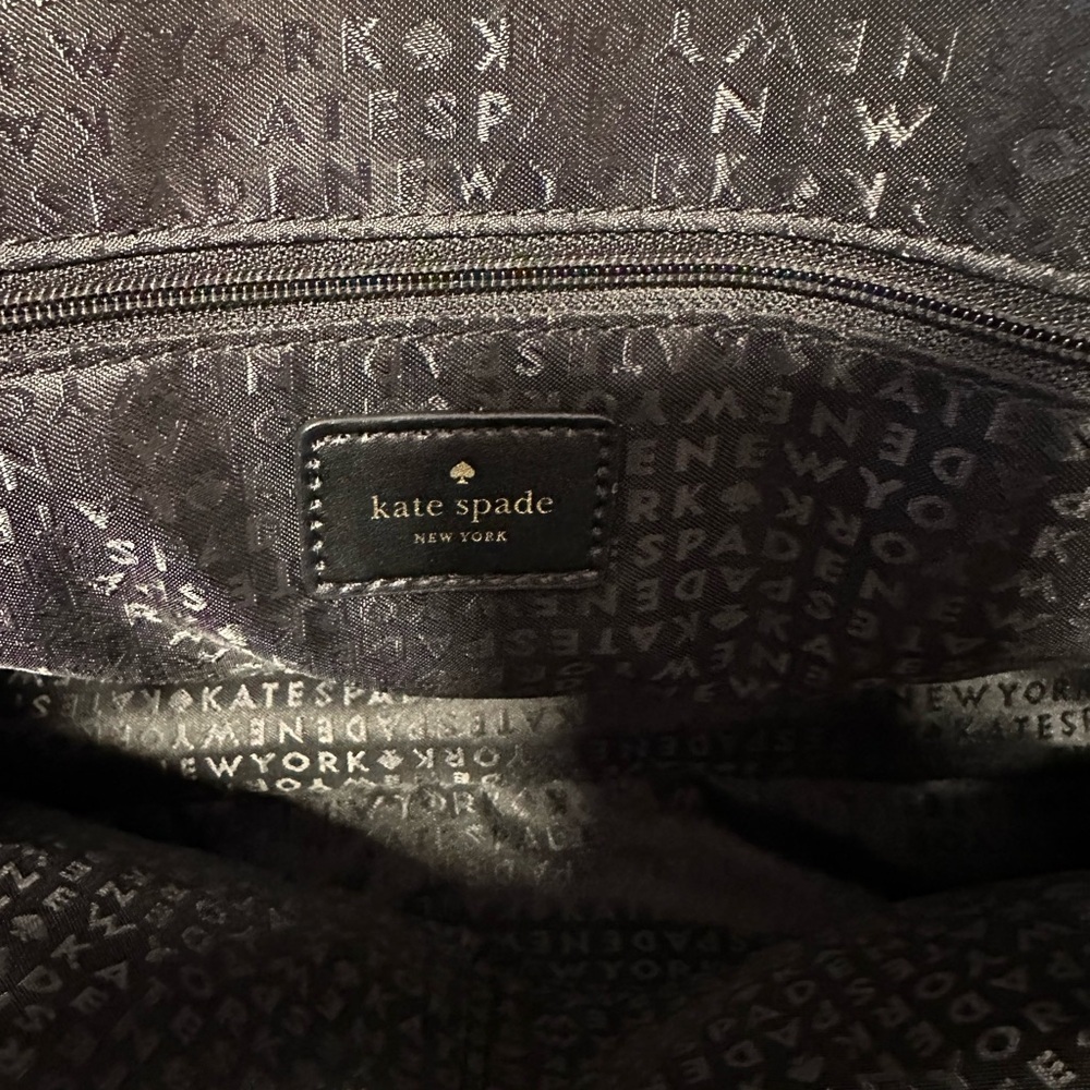Kate Spade Black Floral Brightwater Dr Rachelle Satchel - Picture 12 of 16